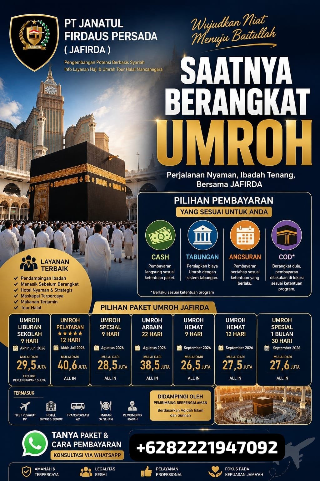 Umroh Reguler 9 Hari