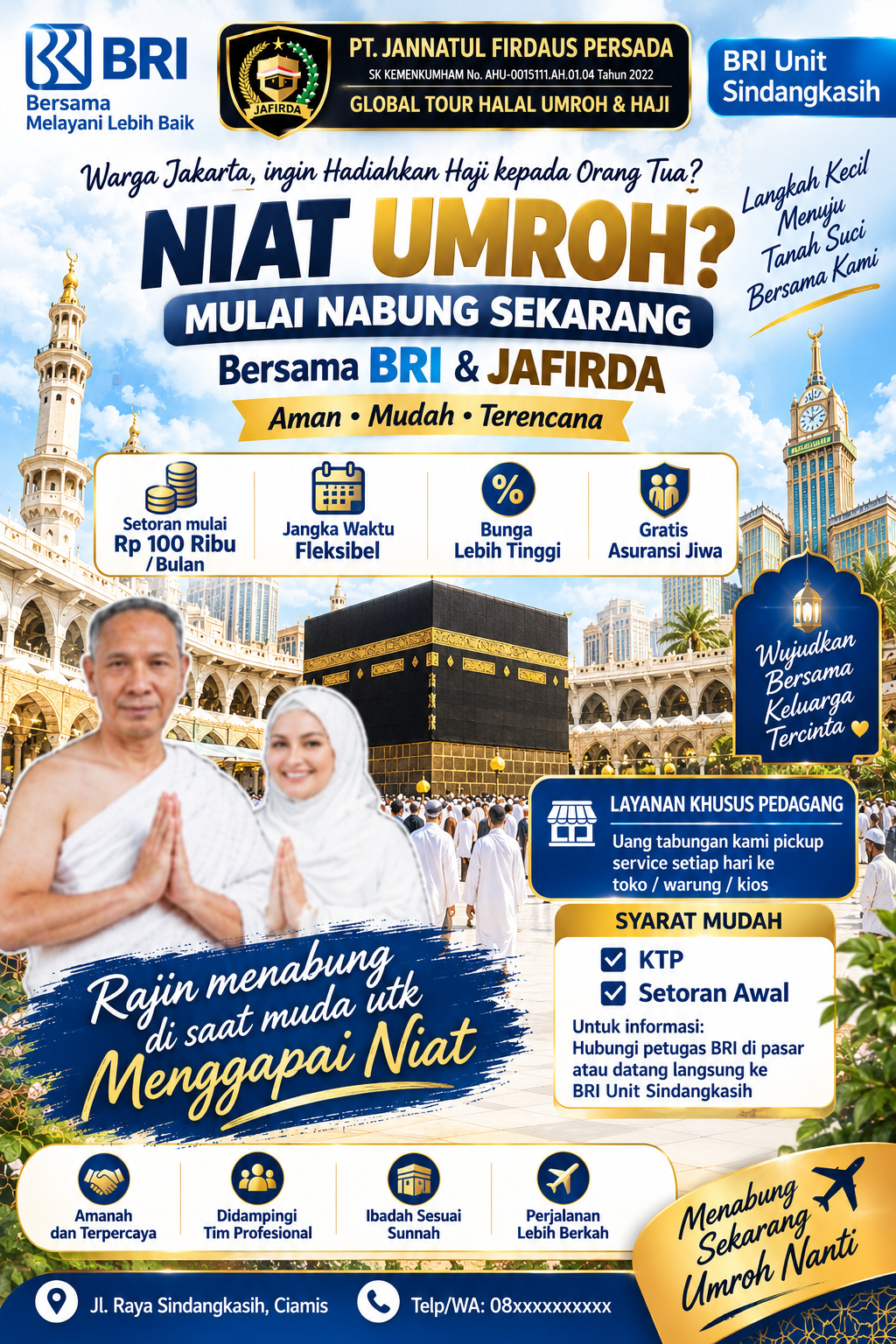 Tabungan Umroh BRI & JAFIRDA